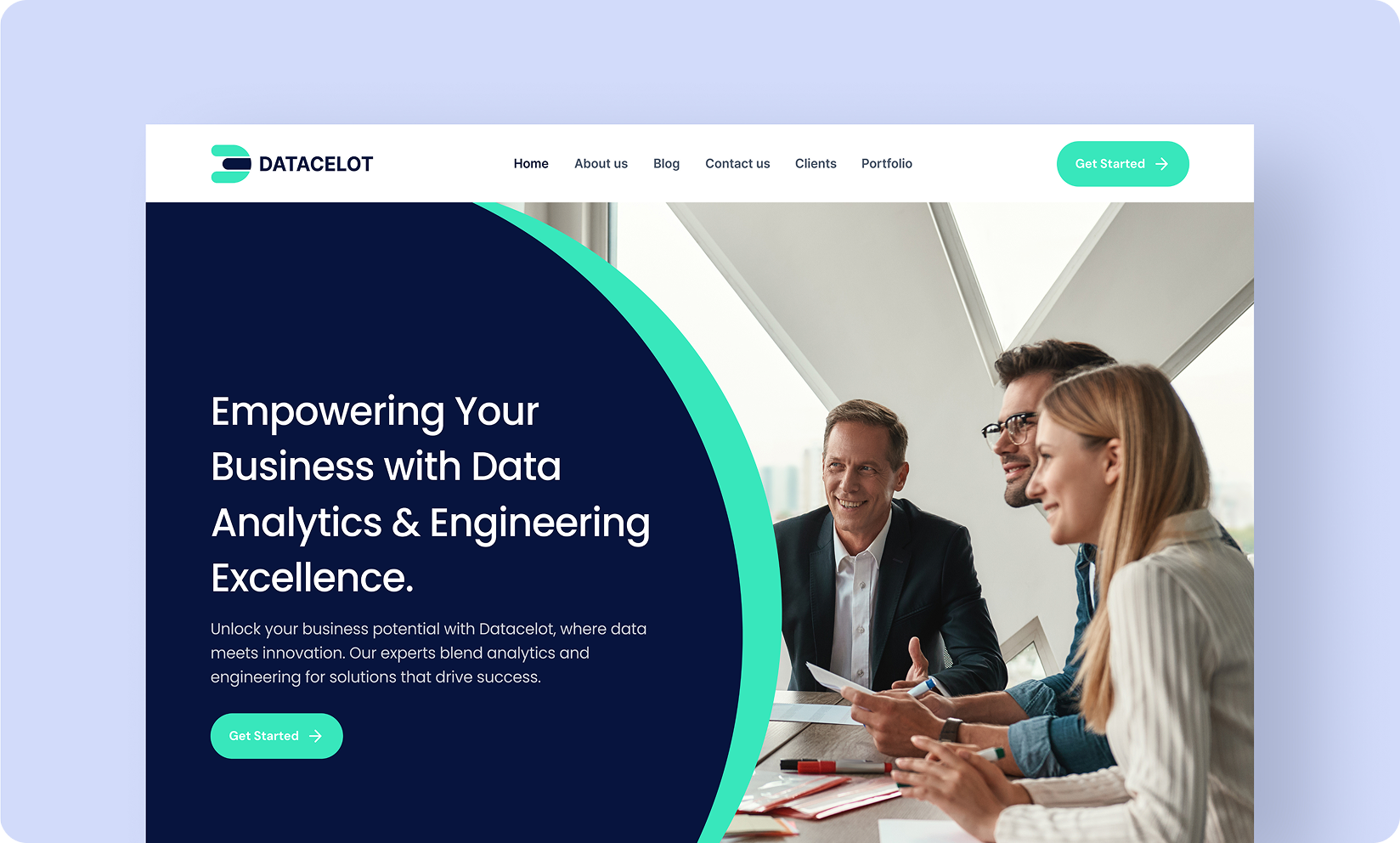 DataCelot consultancy website